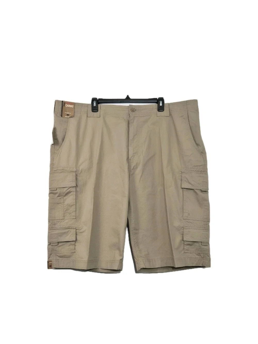 Roundtree & Yorke Big Men's Cargo Shorts Size 46  Khaki NWT 30